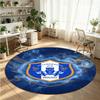 Sheffield Wednesday Printed Round Crystal Velvet Rug Soft Non Slip Floor Carpet For Bedroom Holiday Gift