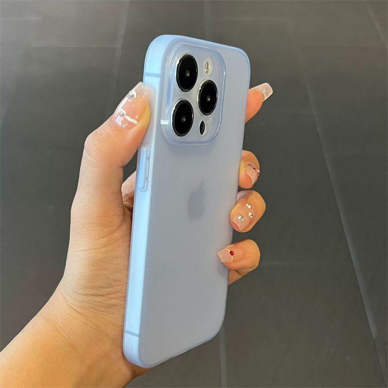 Морозостойкий ультратонкий чехол Glacier Blue для Apple iPhone 17ProMax, 13, 12, 11, 14XR - Полное покрытие и защита от падений.