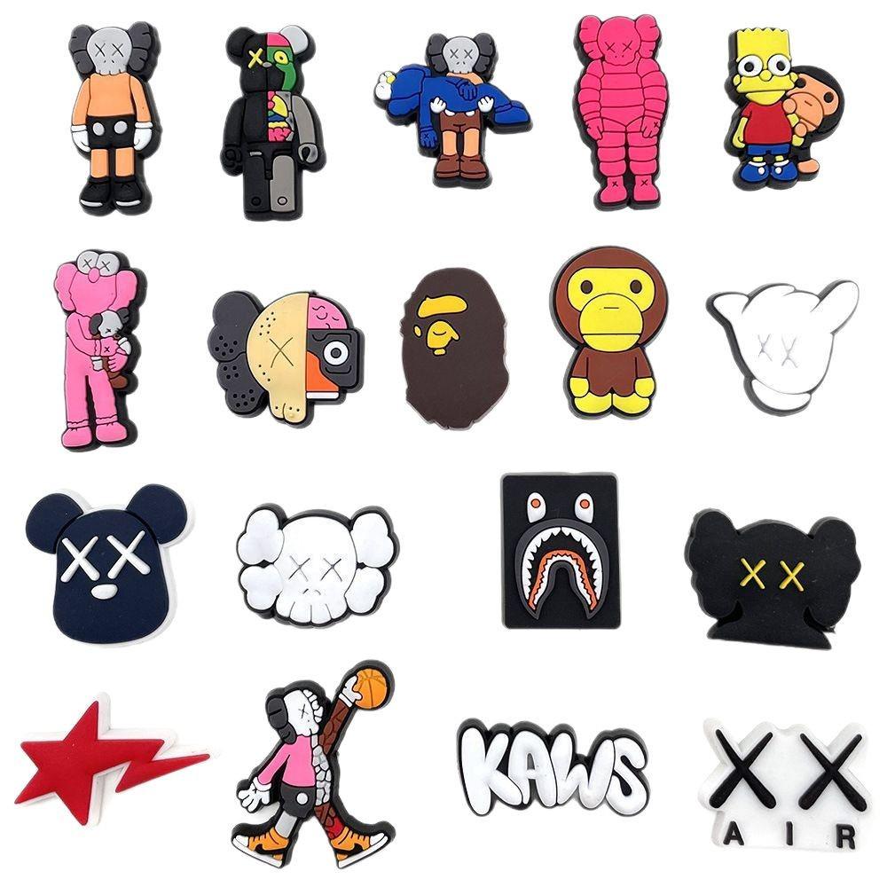 Cartoon Anime Shoe Decoration Buckle Set for Clogs – DIY Accessories