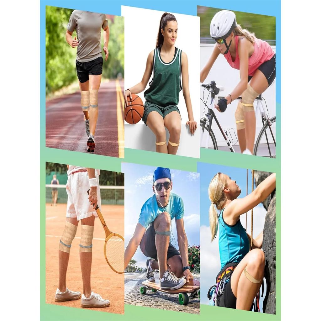 2 шт. Эластичная фиксированная защита коленной чашечки, коленный пояс, защита от давления, протектор надколенника, ремень для коленного сустава, веревка для коленного сустава