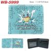 Pokemon Full Color Short Card Holder Coin Purse Bifold Wallet Cute Anime Peripheral Change Pouch