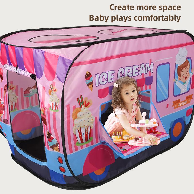 Free Shipping: Foldable Kids' Car Tent and Ball Pool for Indoor Play