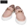 [Excellent Condition] Leather Game Kelly Hardware Slip-Ons/ Shoes 365 pinkUsed