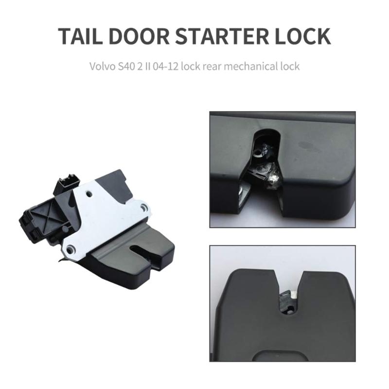 Защелка задней двери, приводной двигатель задней двери, багажник, мотор для багажа, совместимый для S40 V50 1,8 2,0 2,4 31335047