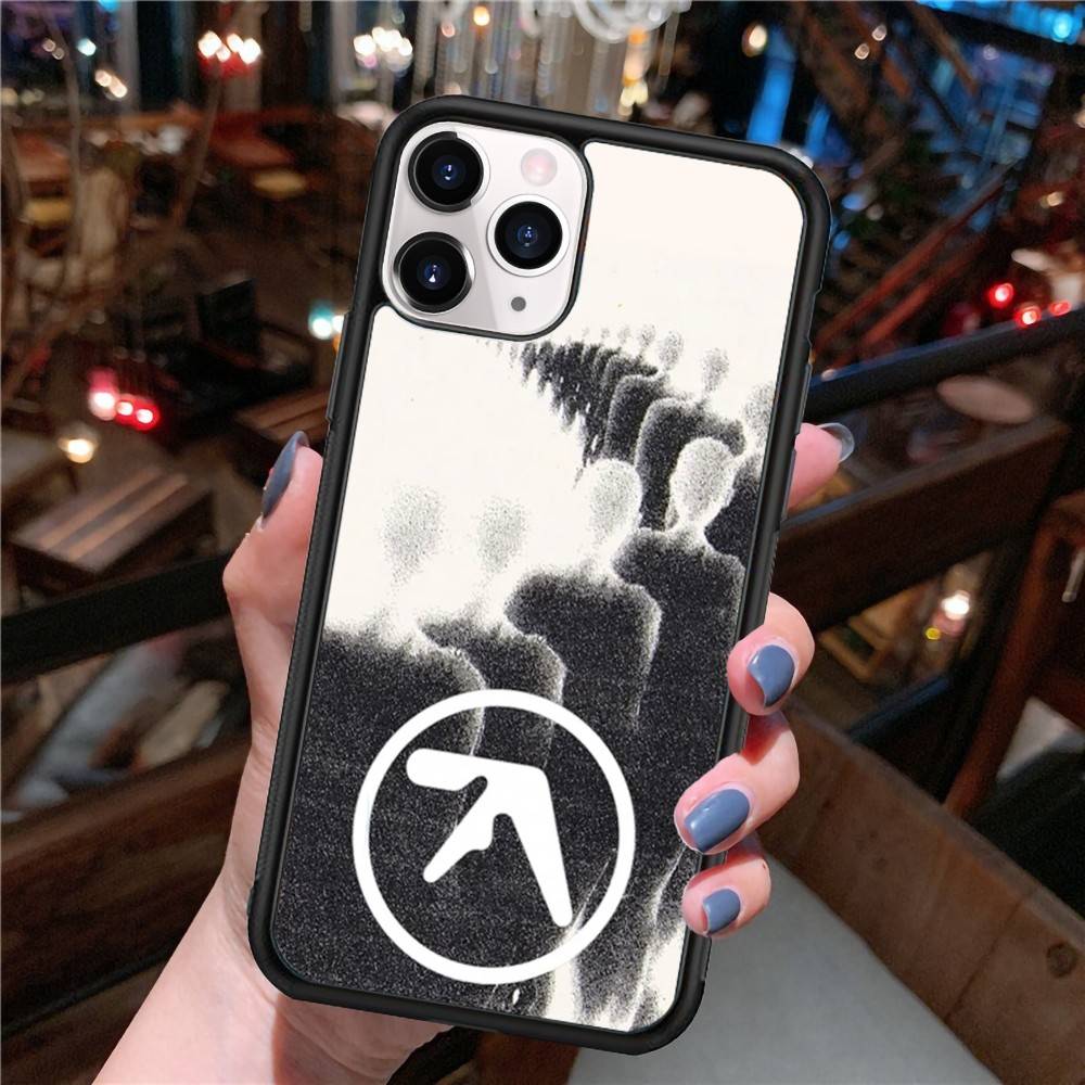 Винтажный Чехол для Телефона Singer A-aphex T-twin Ретро Силиконовый PC+TPU Для Для IPhone 11 12 13 14 15 16 Plus Pro Max Чехол
