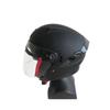Motorcycle Electric Bike Riding Helmet, Black Half Helmet Safety Helmet