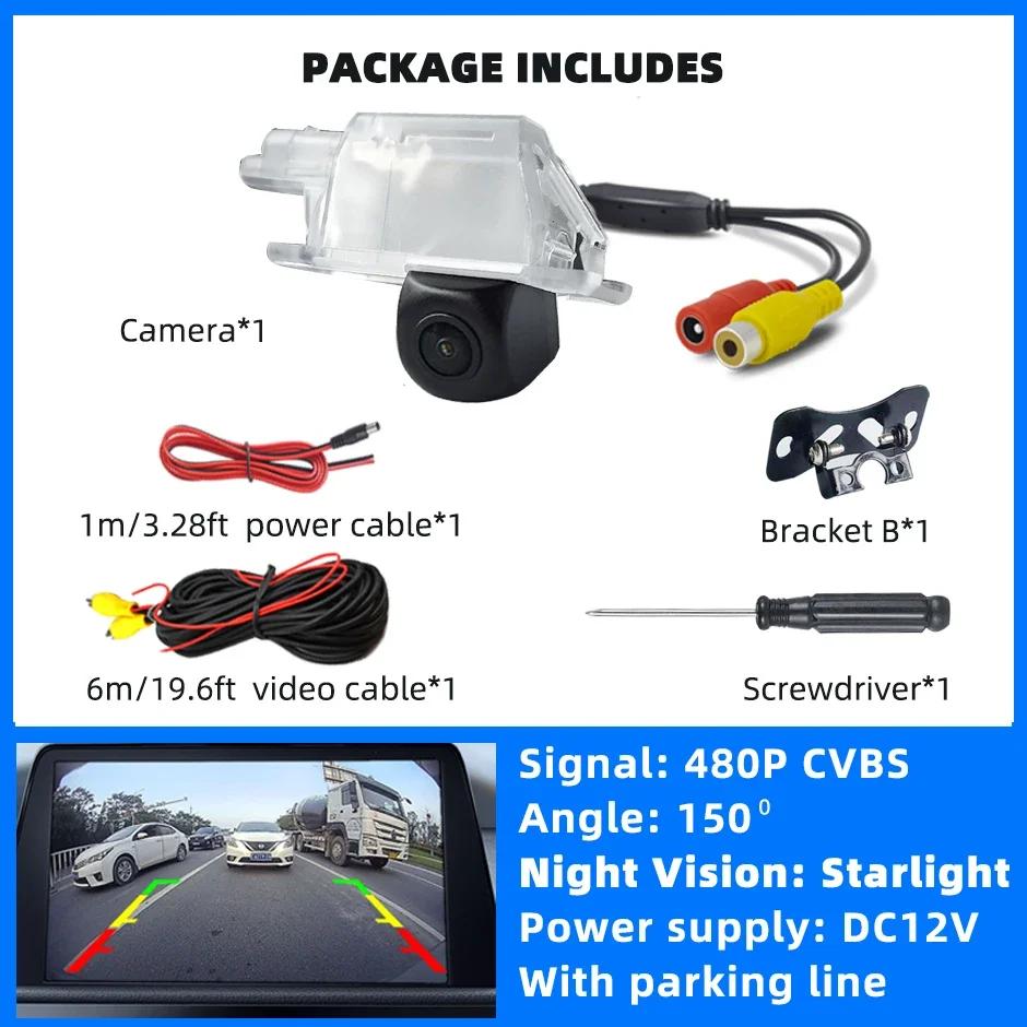 Камера заднего вида CVBS AHD1080P или 720P для Citroen Peugeot 1007 2008 3008 208 301 307 308 406 407 408 508 607 806