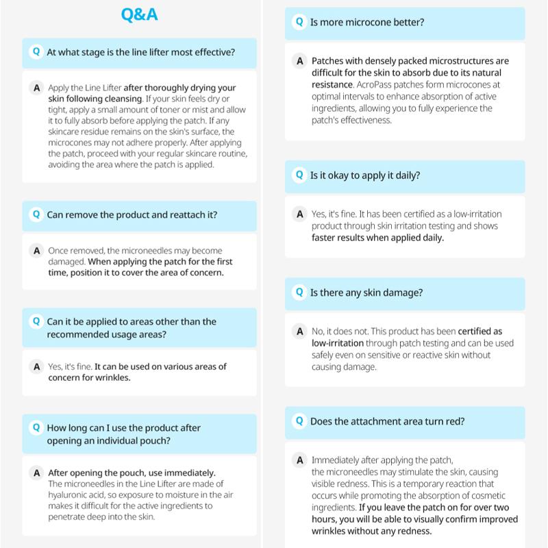 Atomy Оригинальный набор из 5 пластырей Acropass Line Lifter Premium Anti-Aging