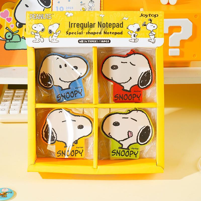 Мультяшный блокнот для заметок Yue Mu Snoopy, неровной формы, с отрывными листами - Блокнот для студентов.