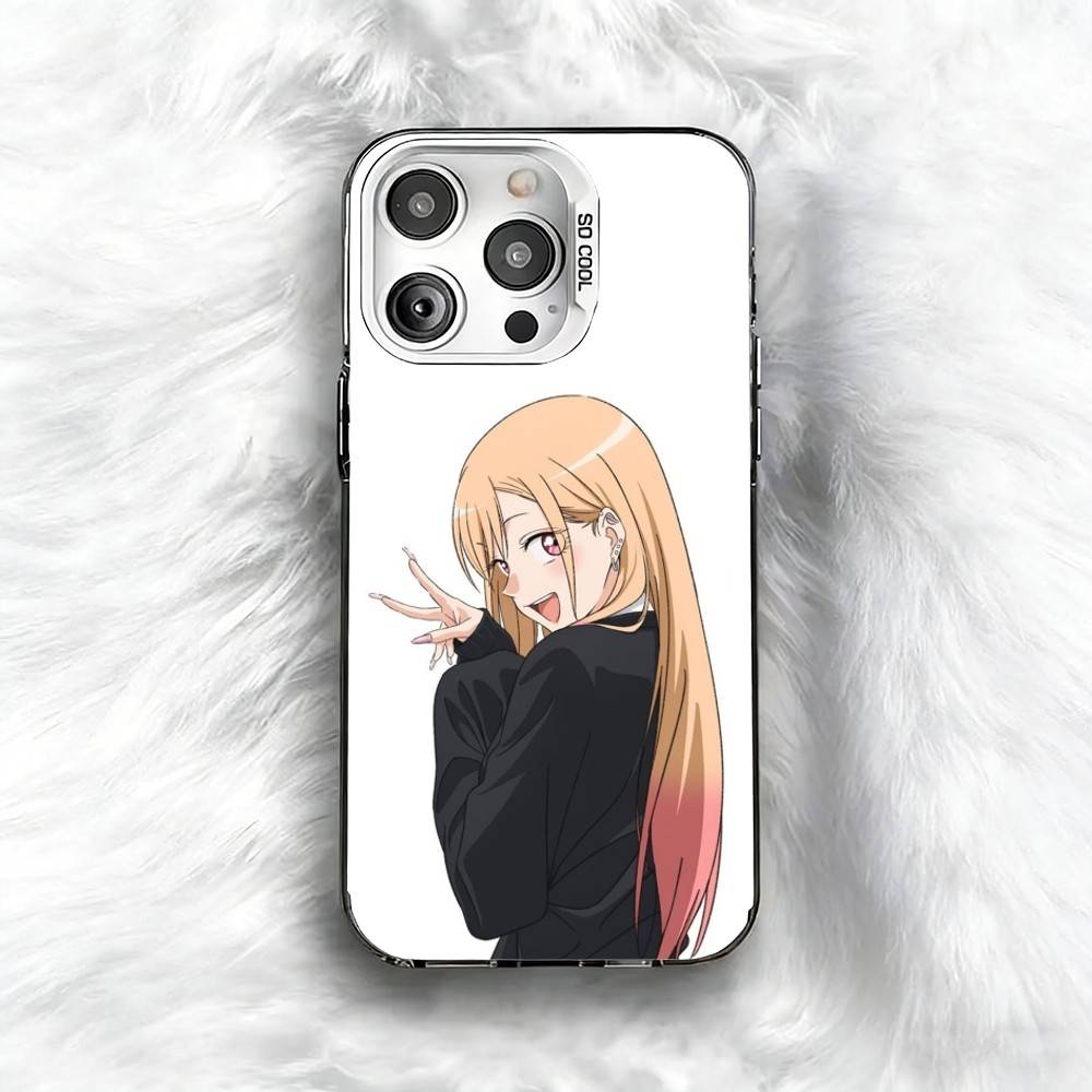 Чехол для телефона D-Dress-Up D-Darling для iPhone 16 17 15 14 12 13 Pro Max Черный Цвет Ударопрочный Чехол
