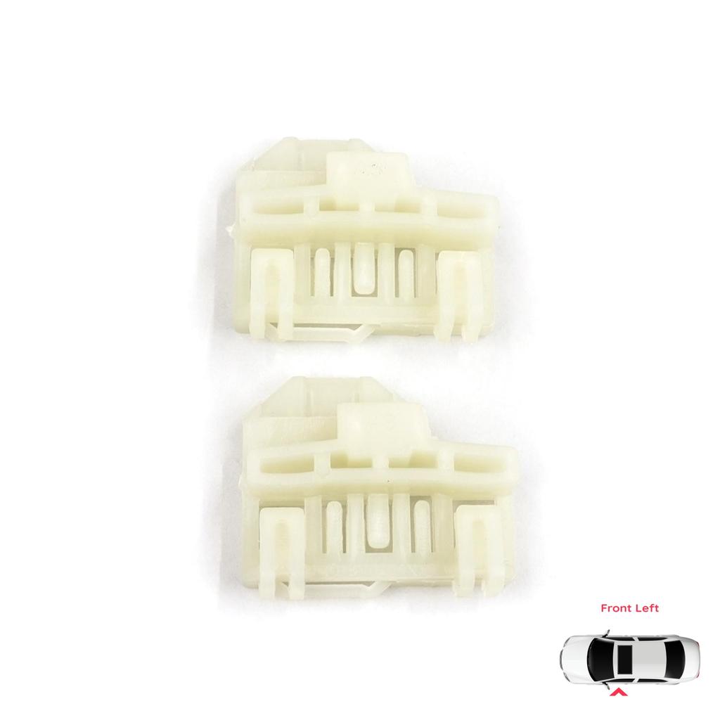 V1BWR46 Window Regulator Guide Clips Front Left for Pontiac Grand Am Sunfire Oldsmobile Alero Cutlass Chevrolet Cavalier Malibu