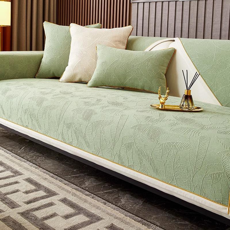 Доступная роскошная стильная диванная подушка, четыре сезона, синельная Нескользящая подушка, новая ткань для чехла на диван для гостиной