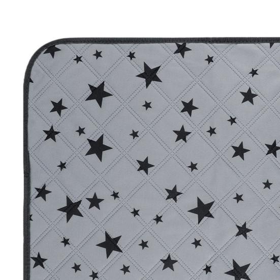 Самонагревающийся коврик для питомца, термоковрик для кошек с узором звезд, подстилка для клетки собаки с противоскользящей основой, моющийся теплый пеленка для питья для домашних собак, кошек, для использования на диване, полу