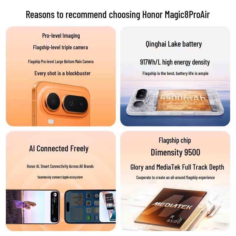 Honor Смартфон Magic8 Pro Air AI (Китайская версия)