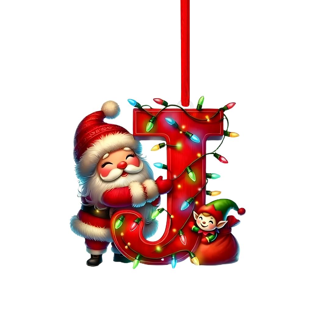 26 Letter,Christmas,Ornaments,Acrylic,1