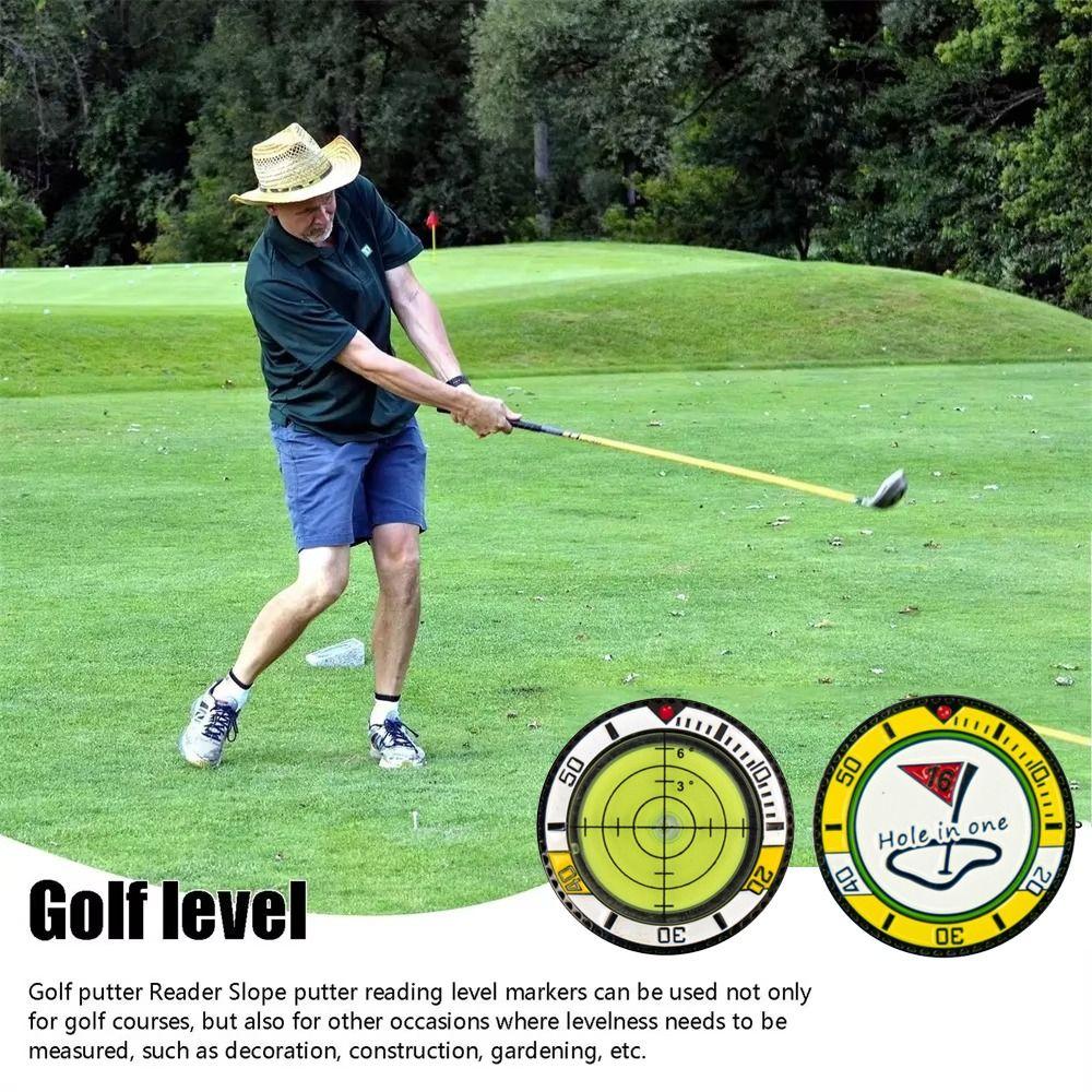 Clear&Transparent Golf Tools Leveler Ball Marker Golf Spirit Level Gift for Golfers