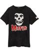 Misfits Rock Band Skull Logo Black Top Unisex T-Shirt