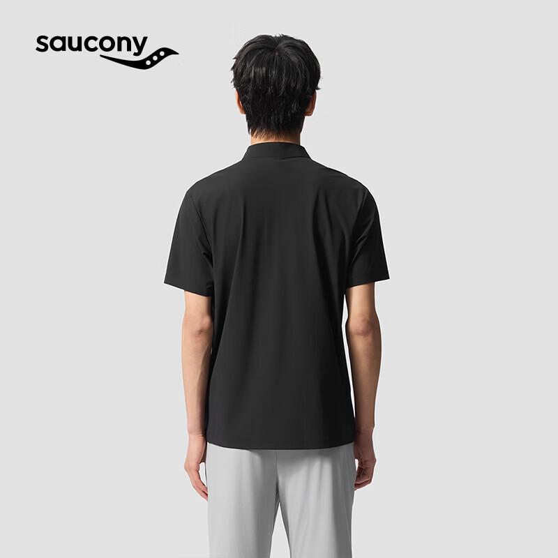 SAUCONY Мужская легкая удобная классическая футболка-поло с коротким рукавом