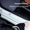 4pcs Car Threshold Sticker Scratch Resistant Transparent Film Protector For Citroen C1 C2 C3 C4 C5 C6 C8 C4L DS3 DS4 DS5 LS DS6 Picasso