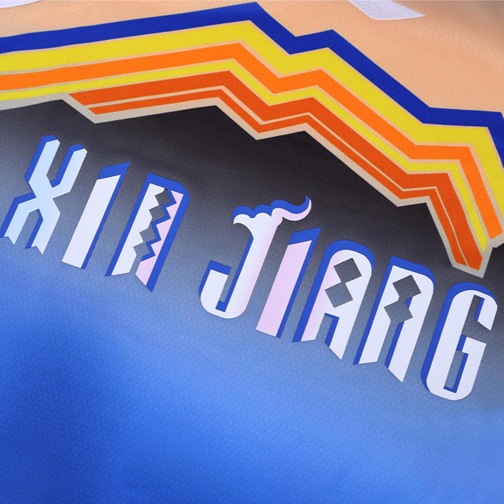 Li Ning CBA Series 24-25 Season CBA Xinjiang Guanghui Fan Edition Pullover V-Neck Logo Print Sleeveless Basketball Jersey Men Jersey AAYU541-1