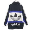 Adidas 80-е Сделано в Японии, сделано Descente, винтажный логотип Трилистник Толстовка с длинным рукавом и высоким воротом Мужская Б/У