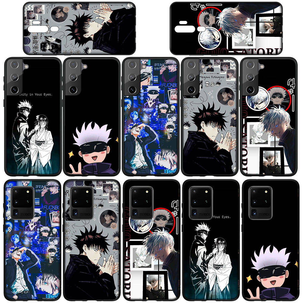 for Motorola Moto Edge 70 60 50 G54 G86 Samsung Galaxy S25 iPhone 17 16 15 Xiaomi Redmi Note 14 13 Pro Case Wallpaper Jujutsu Kaisen Gojo Satoru Cover