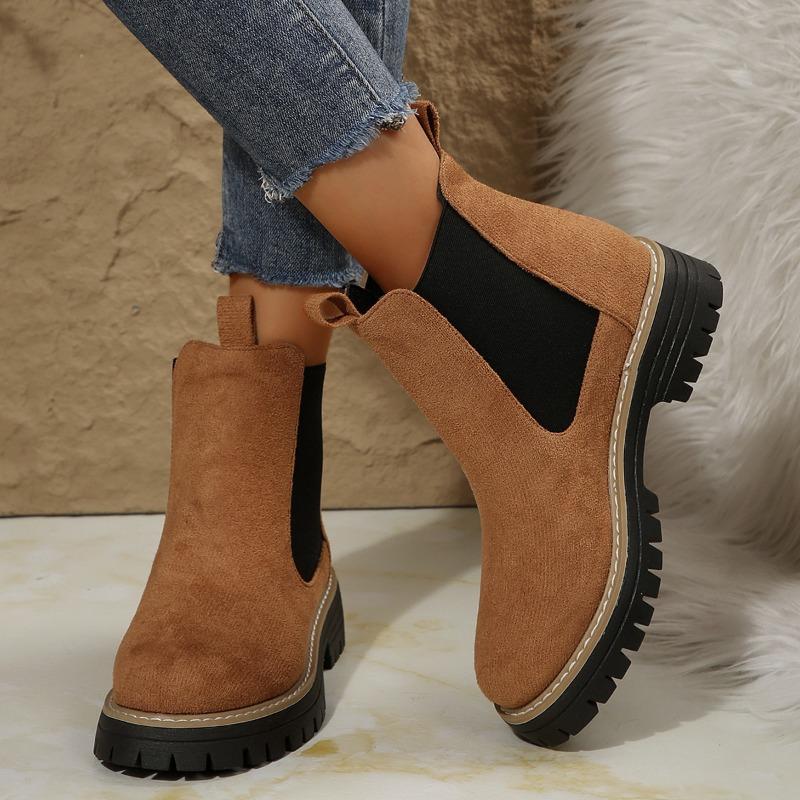Spring and Autumn New Frosted Martin Boots Fashion Casual Round Head Large Size Fashion Trend Shoes