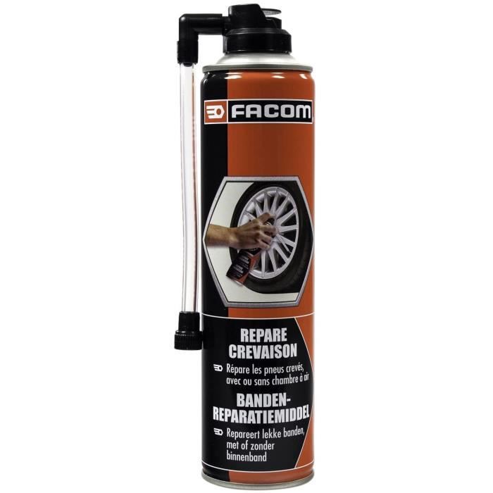 Répare crevaison 400ml - FACOM - sans démontage du pneu jusqu'a 195 mm avec ou sans chambre a air.