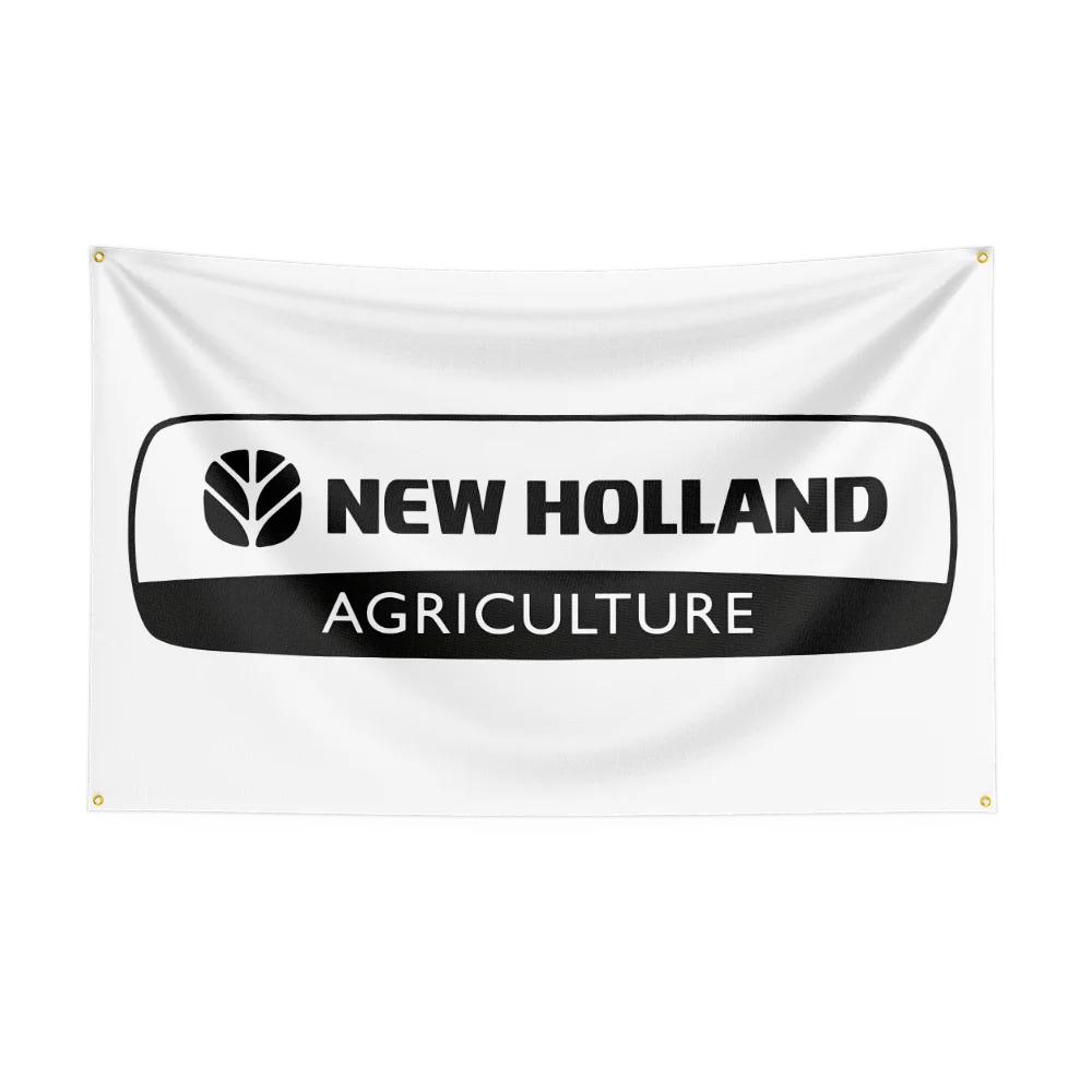 35 футов Тракторы New Holland NHAGs Флаг Полиэстер Цифровая Печать Инструмент Гобелен Баннер Занавес Для Декора Сельское хозяйство