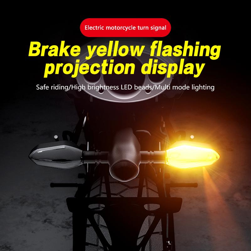 2 шт. Универсальный светодиодный указатель поворота для мотоцикла 12 В IPX6 водонепроницаемый мигающий индикатор мигалка задние фонари аксессуары для ламп