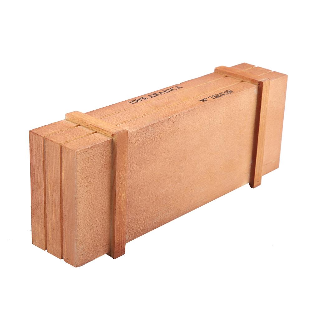 Винтажный Деревянный Цветочный Горшок Прямоугольный Ящик для Хранения на Рабочий Стол Дома