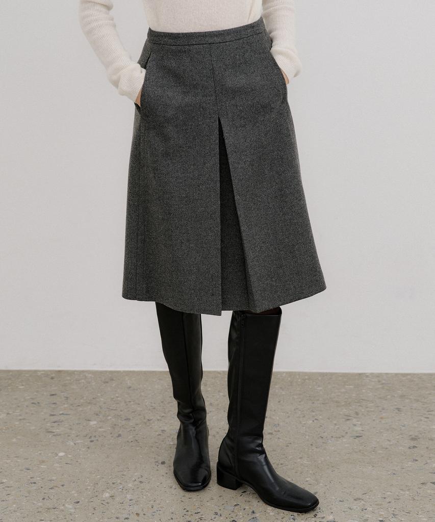 Оtte Very Wool Twill Midi Skirts_2Цвета