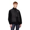 Vans Rpf Solid Color Letter Splicing Stand Collar Jacket Men Jacket Black VN000BZBBLK