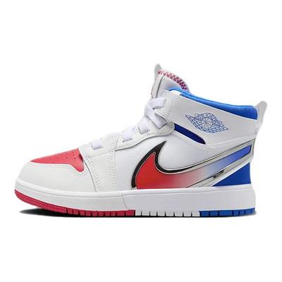 Кроссовки Air 1 Mid RM EasyOn PS White Racer Blue Red Kids Siren-Red FQ1282-100