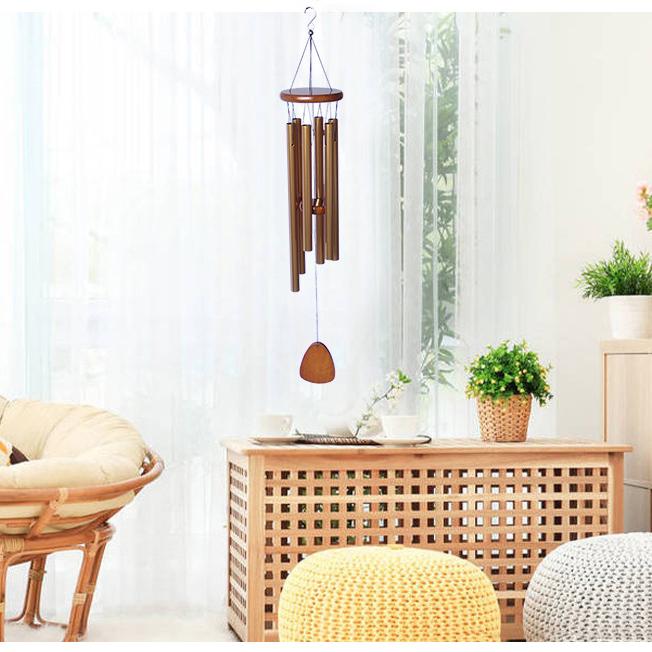 28-дюймовый большой декор с колокольчиками ветра, глубокие успокаивающие мелодичные тона, колокольчики ветра, колокольчики ветра для улицы и помещения