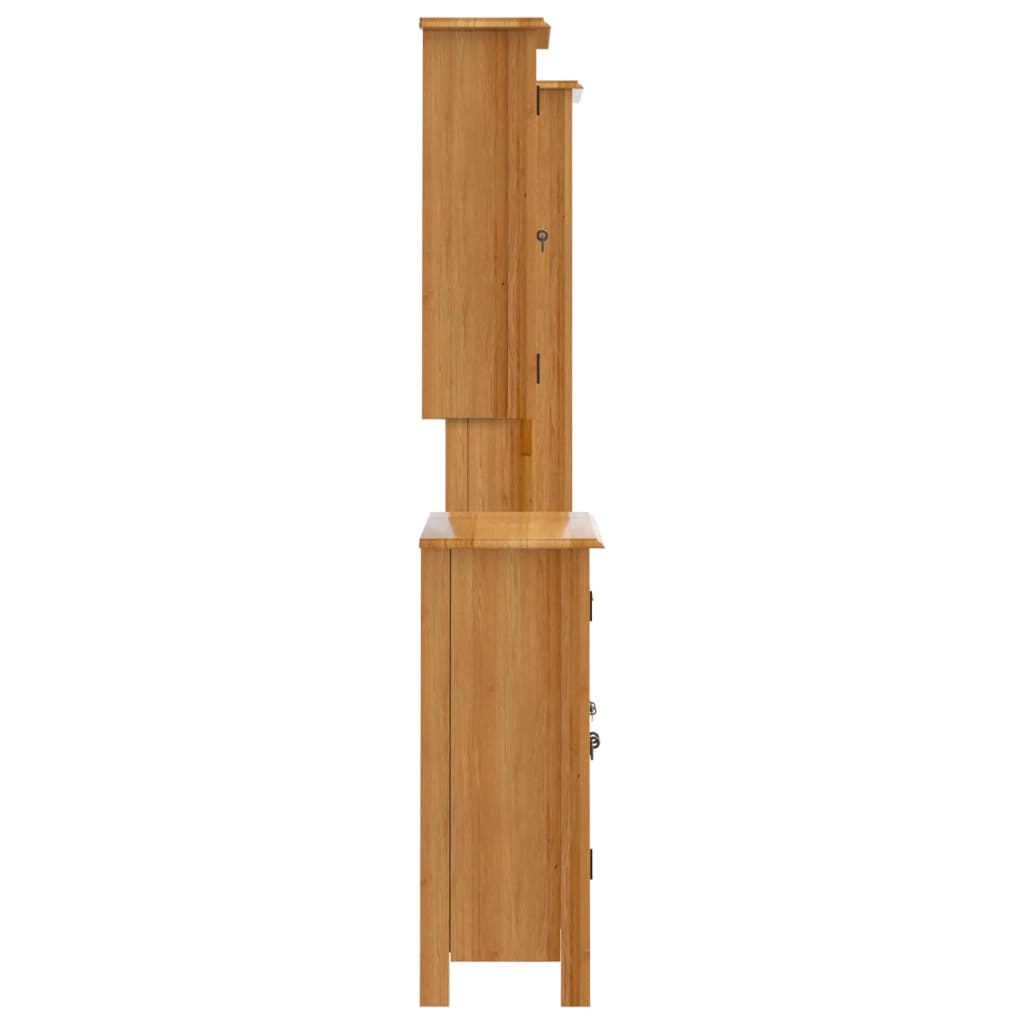4 Piece Bathroom Furniture Set Solid Pine Wood