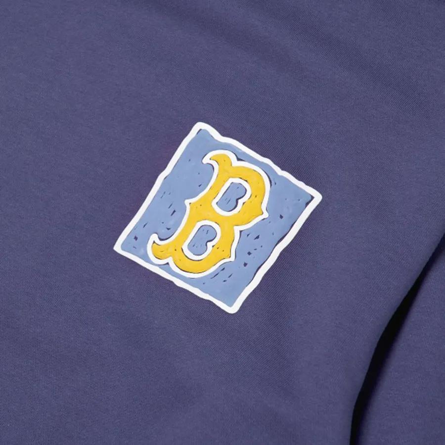 New MLB Boston Red Sox Sweatshirts Unisex Dark Purple 3AMTL0414-43NYL