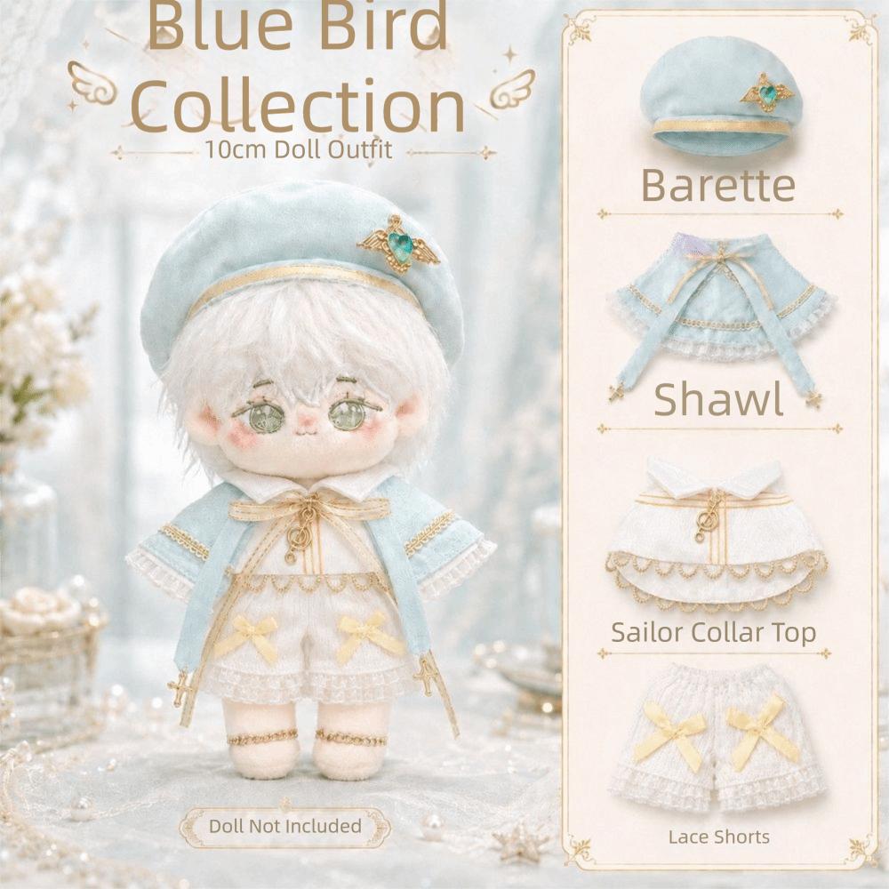 Uniform 10CM Doll Outfit Casual Clothes Doll Coat Cape Doll Accessories Doll Clothes  Kids Children