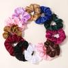6pcs 4inch Women Silk Scrunchie Elastic Hair Band Multicolor Sweet for Girls Ponytail Holders Chic Hair Rope Hair Accessories