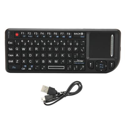 Беспроводная мини-клавиатура K808, нейтральная, функциональная, 2,4G, сенсорная панель с плавающей запятой