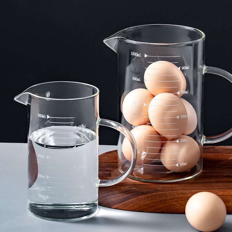 Onlycook Стакан для питья и измерения из высокоборосиликатного стекла