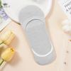 Women's Low Cut Summer Invisible Solid Color Boat Socks Thin Non-slip Socks