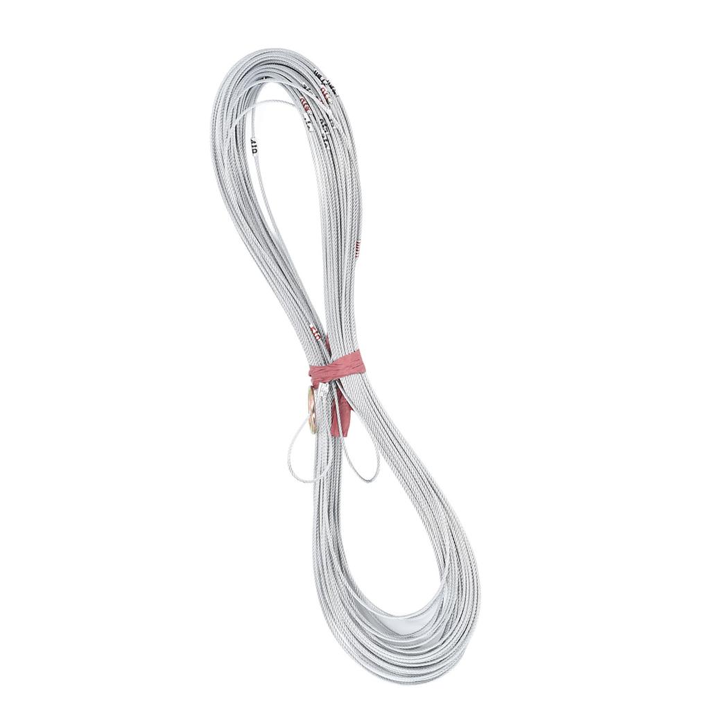 50 м веревка для измерения скважин прозрачные весы не усаживающиеся портативная стальная проволочная веревка для строительства