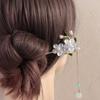 Headwear Flower Pearl Chinese Style Headwear Ancient Style Hairpin Metal Hairpin Hanfu Hair Sticks
