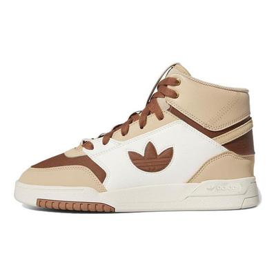 Оригинальные Drop Step XL Удобные Универсальные Нескользящие Износостойкие Высокие Кеды для Скейтбординга Женские Кроссовки Коричневые Белые IF2686