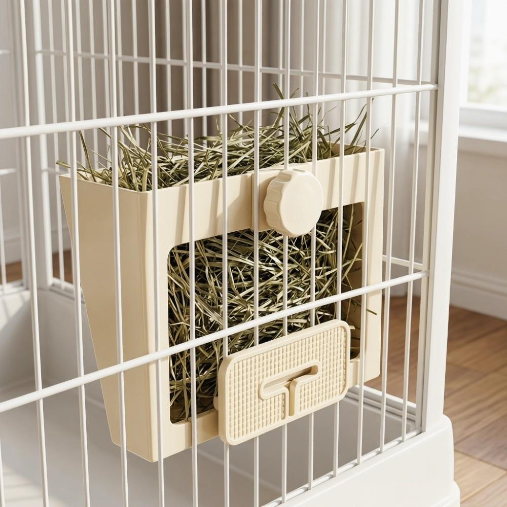 Hanging Rabbit Hay Feeder Anti-Flipping Grass rack Pet Food Dispenser Small Pet Feeding