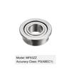 Uxcell MF63ZZ Фланцевые Шарикоподшипники Хромированные Двойной Защитный Фланцевый Подшипник, 4 шт., 3x6x2,5 мм, Сталь,