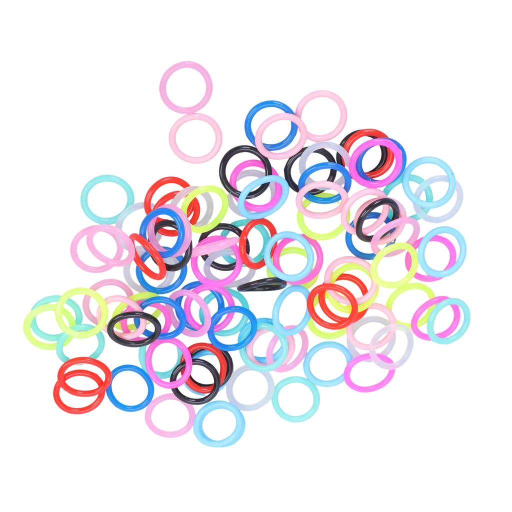 100 шт. разноцветных тренировочных повязок для ног голубей для легкой идентификации и управления в гоночных мероприятиях