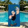 P-Popeye-ES Animation Towel For Outdoor Camping Beach Towel Super Absorbent Quick-Drying Summer Towel