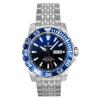 Мужские часы из нержавеющей стали с синим циферблатом, кварцевые, для дайвинга F20661-1, 200 м